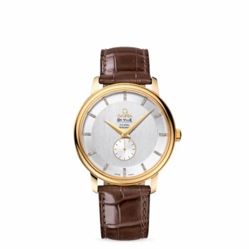 Omega De Ville Prestige Co-Axial 39 Small Seconds Yelllow Gold / Silver Diamond 4613.35.02 (46133502)